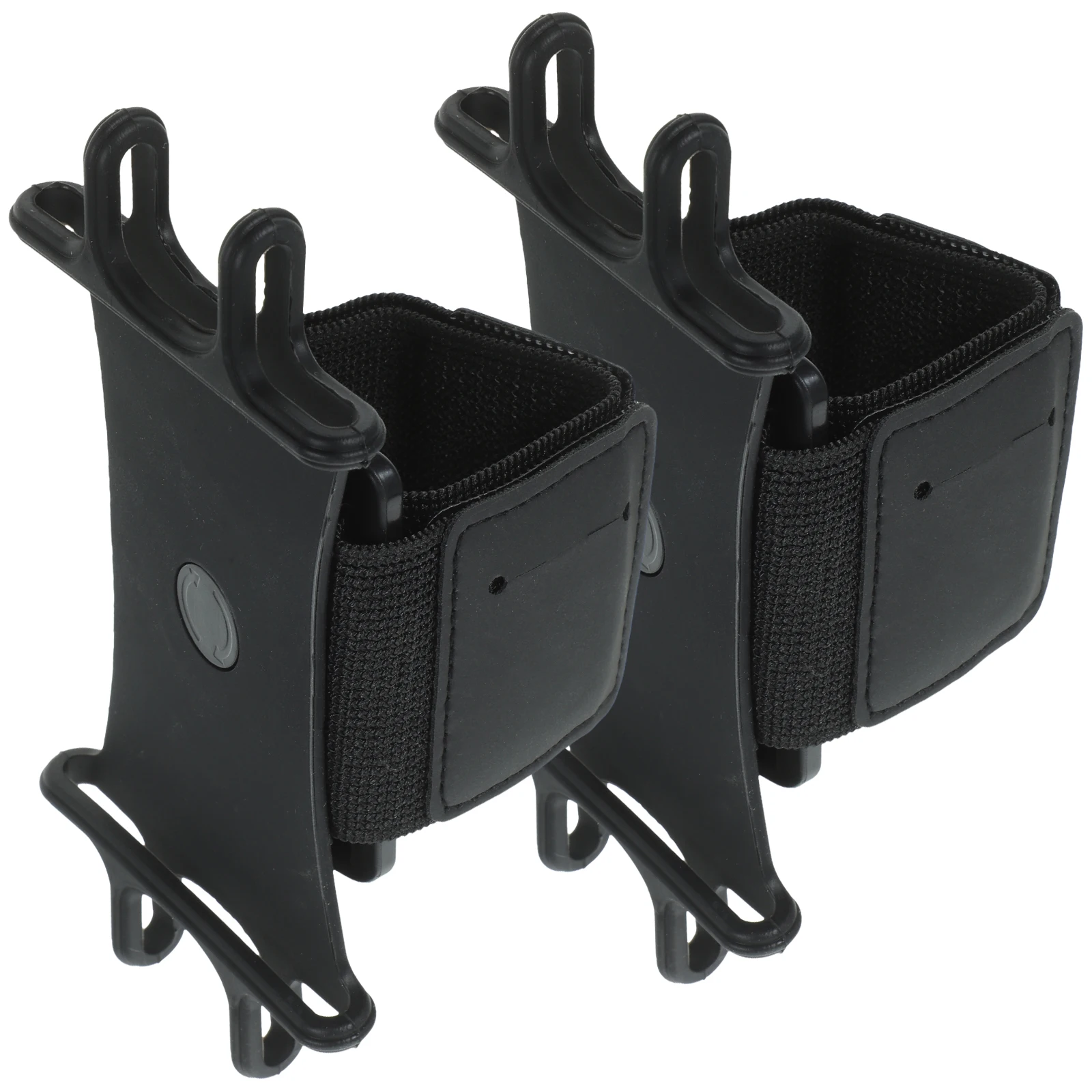

2pcs Phone Arm Bands Running Armband Wrist Holder 360° Rotatable Adjustable Cellphone Stand for Gym Cycling Hiking Black