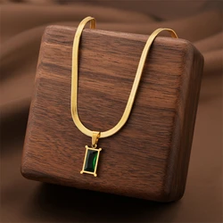316L Stainless Steel New Fashion Fine Jewelry Embed Zircon Carving Good Luck Charm Chain Choker Necklaces Earring For Women