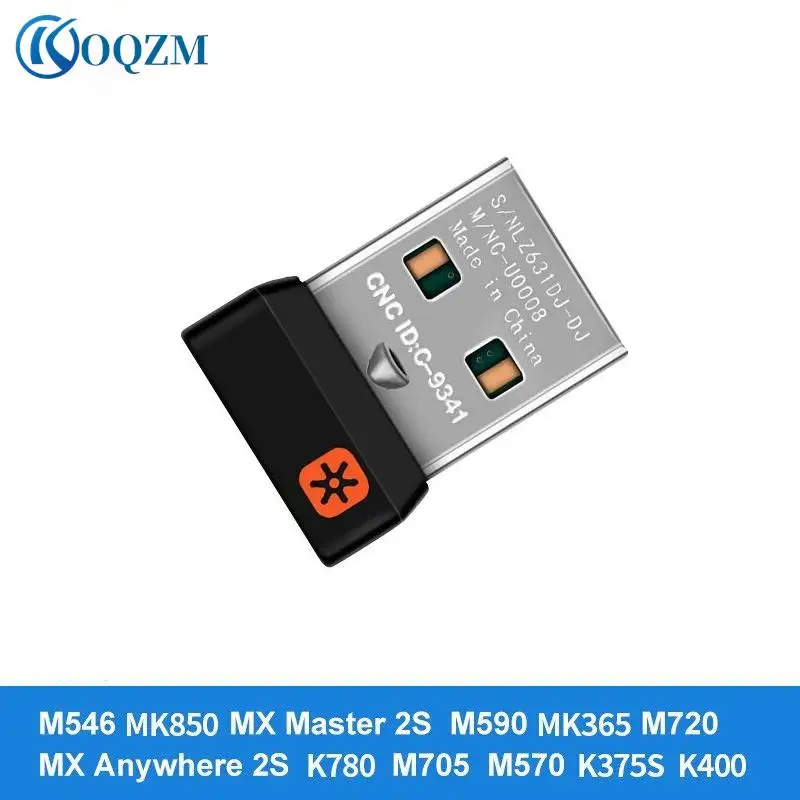 1Pc 2.4GHz Wireless Dongle Receiver Unifying USB Adapter For Mouse Keyboard Connect For MX M905 M950 M505 M510 M525