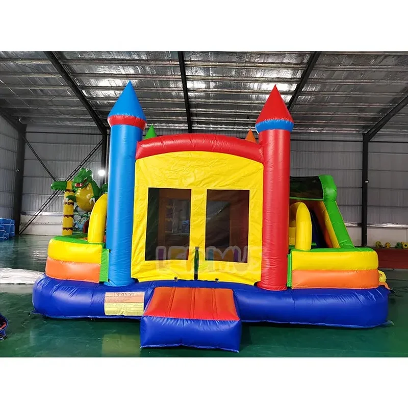 High Quality Commercial Inflatable Bouncy Castle Inflatable Jumping Castle Bouncer Combo Slide Inflatable Bounce House for Kids