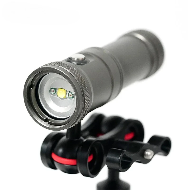 

Светодиодный светильник для дайвинга V20, блики 2000 люмен, лампа для астигматизма, фокус с красным светом Tg6 Gopro, подводная фотография