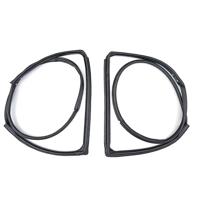 

ABHY-1Pair Front Door Seal Trim Kit For Jeep Wrangler JK 2007-2018 Weather Stripping Kit 55395274AW 55395275AW