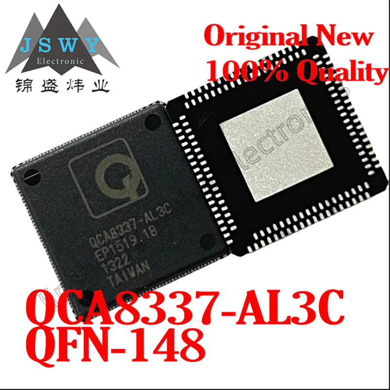 

(2/10 pieces) QCA8337-AL3C QFN-148 QCA8337/Seven-port Layer 2 managed Gigabit Ethernet switch chip/New original stock Electronic