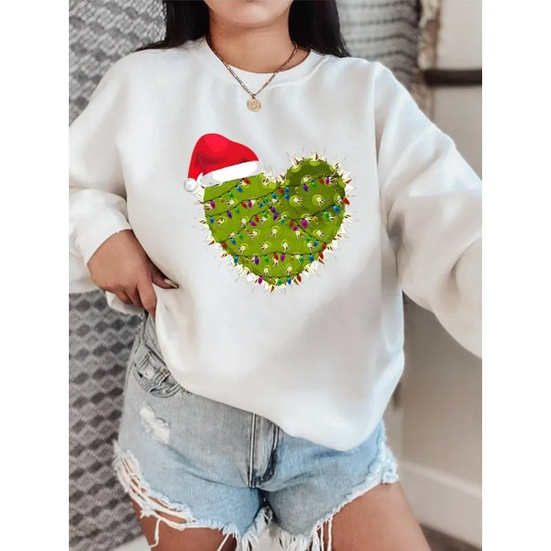 

Christmas Halloween Thanksgiving Deer Print Long Sleeve Crew-neck Casual Hoodie Aesthetic Sweatshirts Sweatshirt Clothes