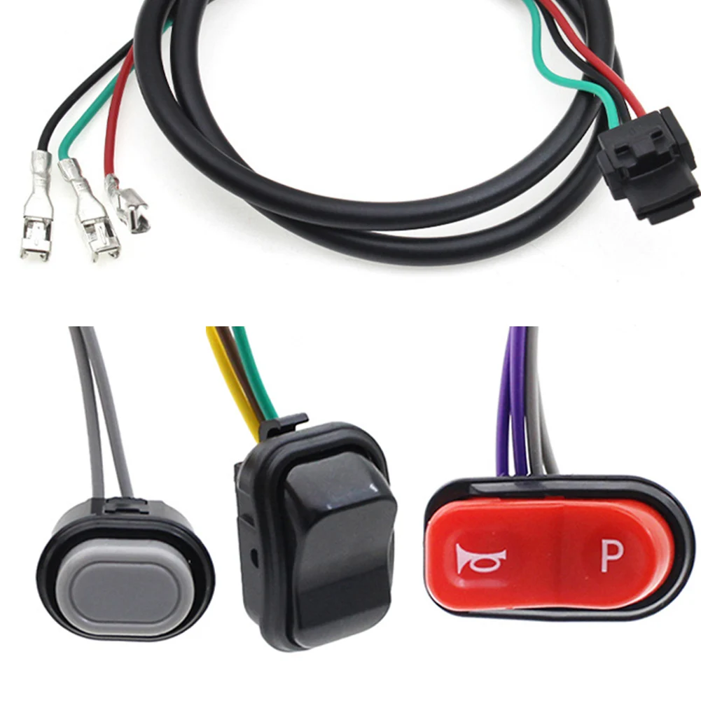 

Electric Vehicle Accessory Ebike Switch Waterproof Switch Copper Core Construction Dust-proof Design Easy Installation