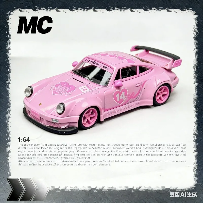 

MC 1:64 RWB 930 GT Simulation Static Alloy Car Model, Boys' Toy, Adult Collection Decoration Item.