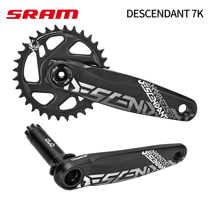 

TruVativ Descendant 7K Alloy MTB Crankset 170/175mm Super Boost DUB 32T Boost 148 DUB FC-DESC-7K-B1