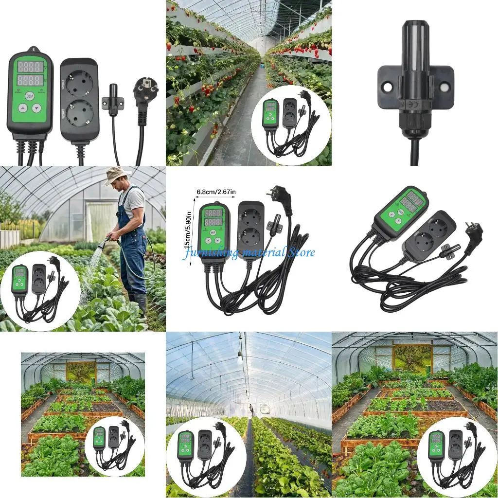 

Y5GD Energy Efficient Programmable Humidness Controller Intelligent Algorithm Greenhouses Management Mushroom Farming Solution