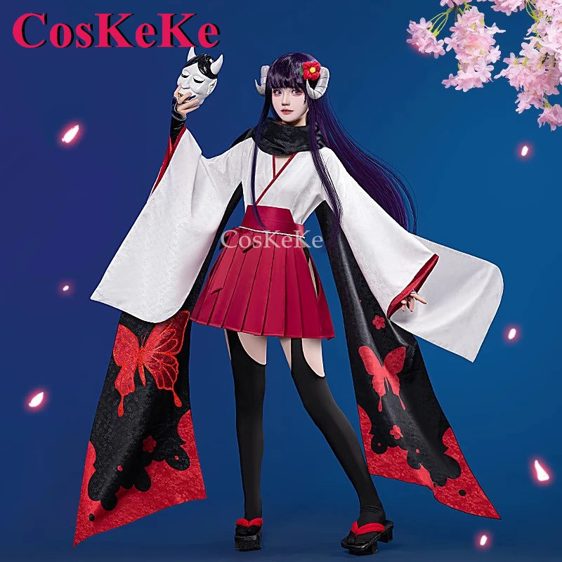 

CosKeKe Shirakiin Ririchiyo Cosplay Anime Inu x Boku SS Costume Fashion Sweet Combat Uniforms Activity Party Role Play Clothing