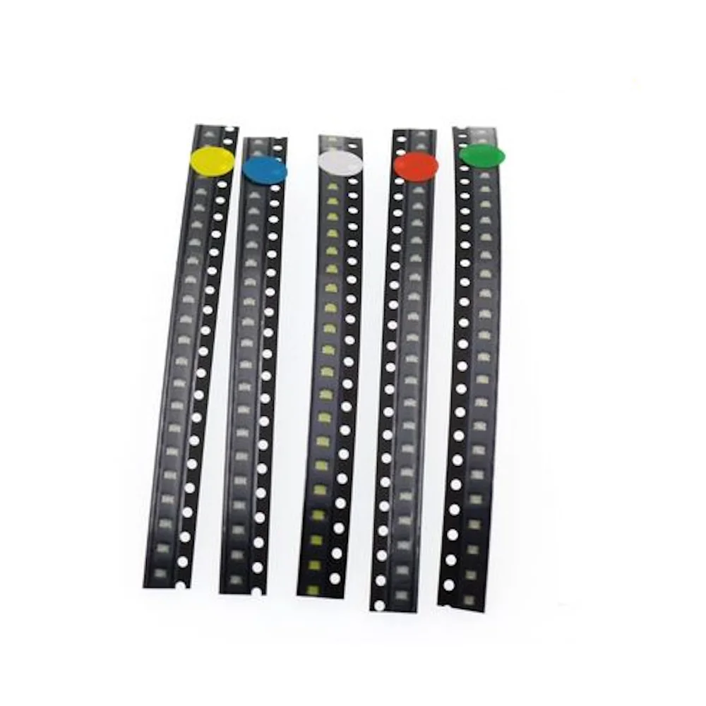 Diodo luminescente luminoso da 100 pezzi 0603 SMD LED Rosso Verde Blu Arancione Giallo Bianco