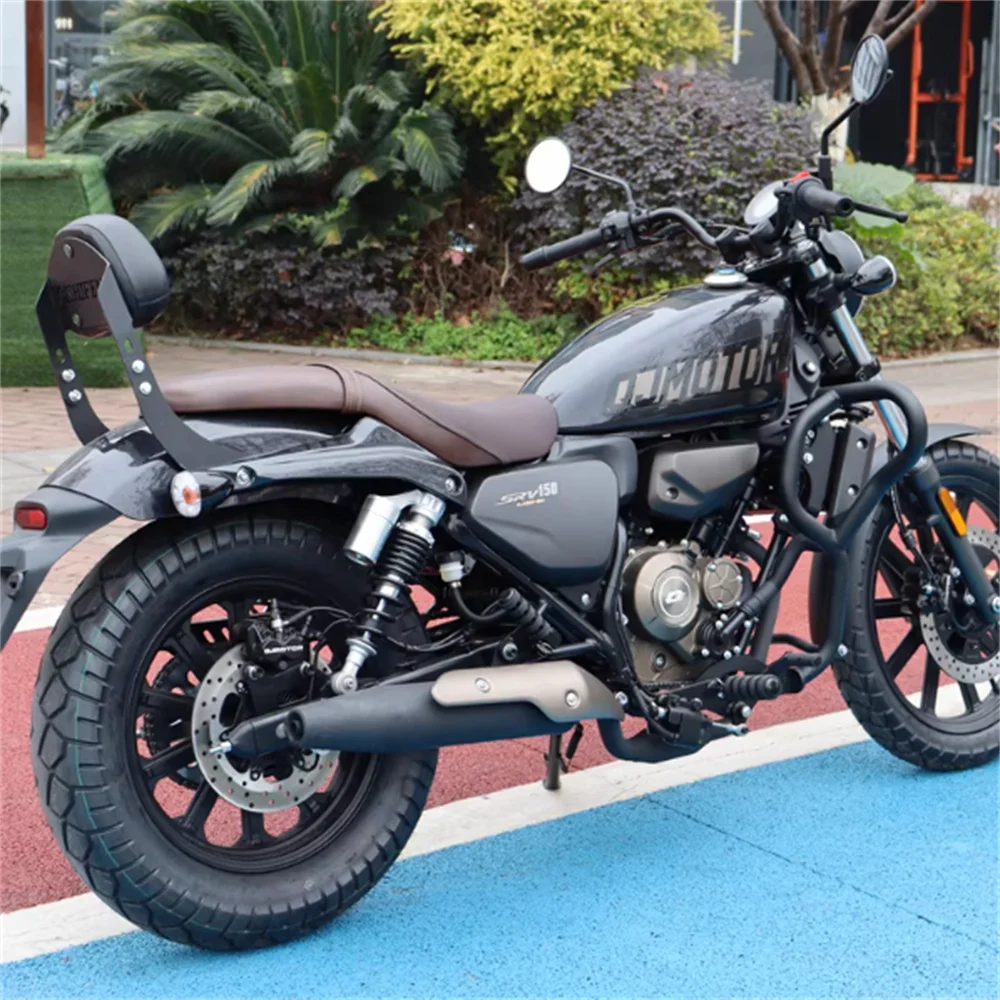 FOR Retro Crown Motorcycle Flash 150 Flash 250 Comfortable Thick Backrest Suitable for QJ150-2N Cushion SRV150 Rear Backrest