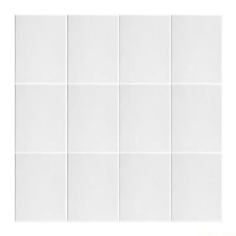 D0AB 12 Pack Acoustics Foam Wall Panels Rectangular Noise Reduction Panels Soundproof Wall Panels for Kids Rooms and Offices