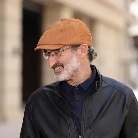 Gorro octogonal de pana para otoño e invierno, sombreros para mujeres y hombres, boina Vintage de Color sólido, visera, gorra de pintor informal Retro, nuevo