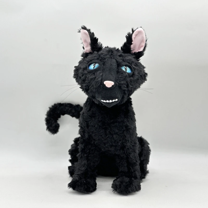 30cm Cartoon Coraline Y La Puerta Secreta Animal Black Cat Soft Plush Doll Collection Home Decoration Toy Children Birthday Gift