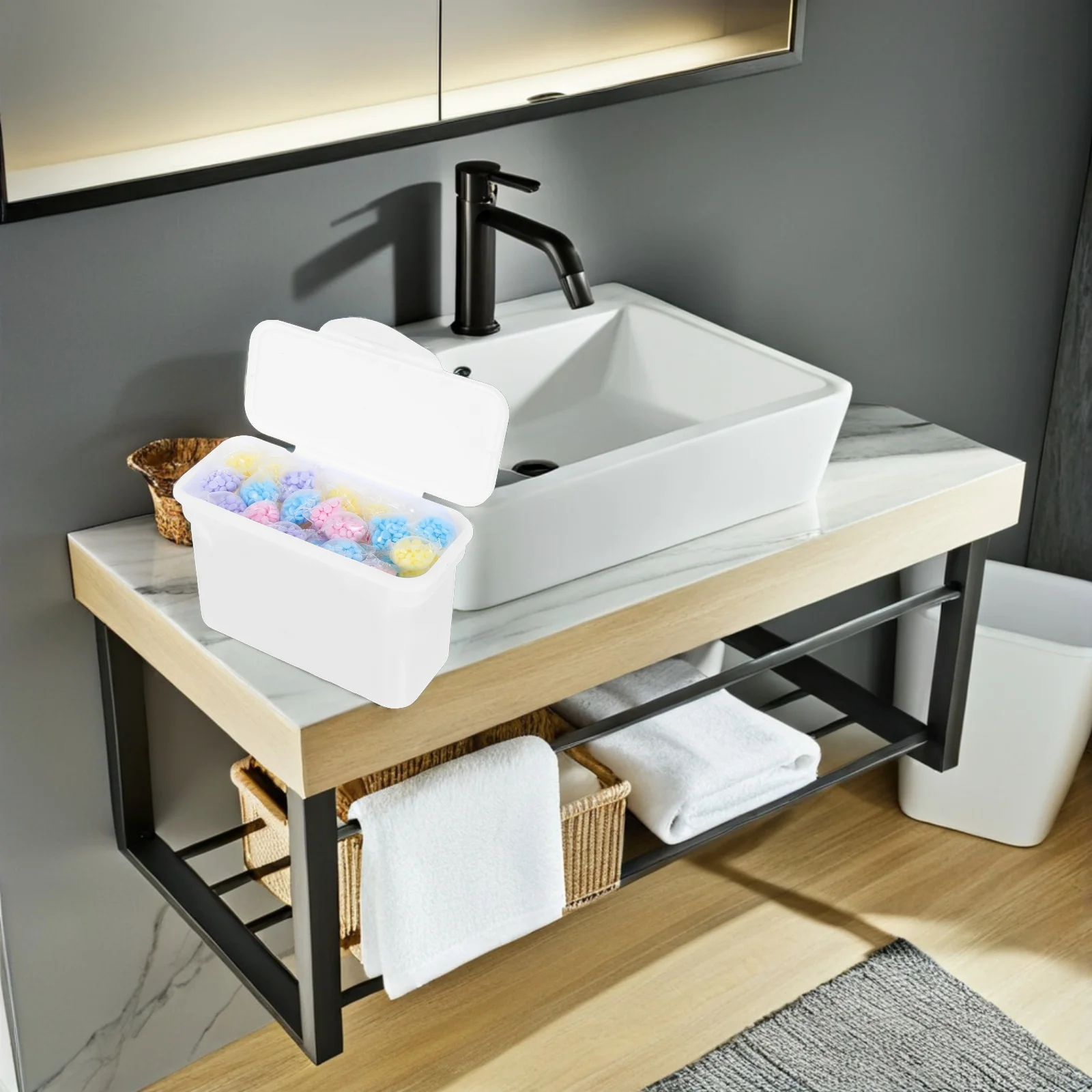 

100Pcs Laundry Scent Boosters Fabric Softener Aroma Beads Washing Capsules Fresh Fragrance Booster for Clothes