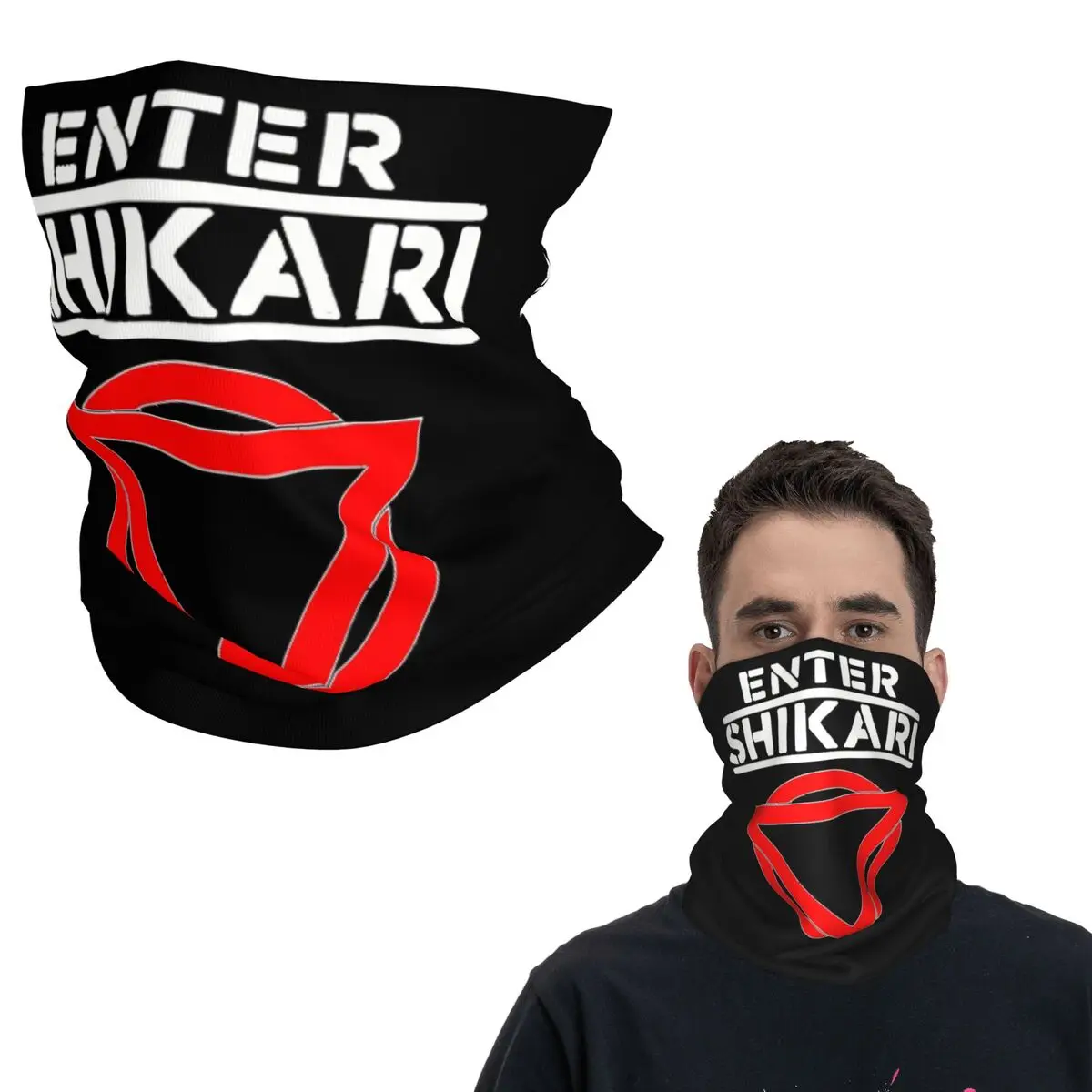 

Бандана с графическим рисунком рок-группы Enter Shikari, шарф с принтом, теплая маска для лица, для пеших прогулок, рыбалки, для мужчин и женщин, для взрослых