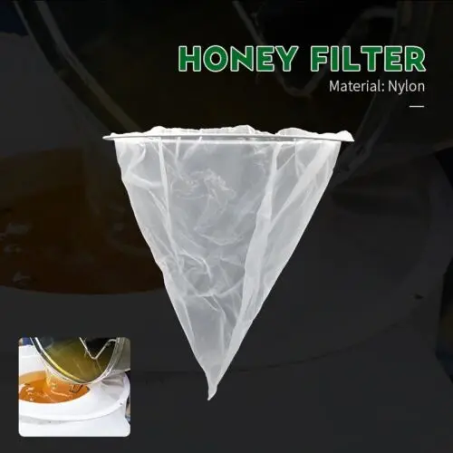 

Honey Flow Filter Mesh Nylon Cone-shape Beekeeping Strainer Beehive Tools