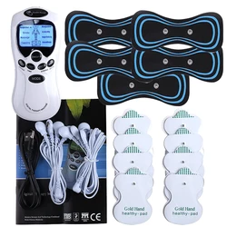 Electric Therapy Massageador Machine 8 Electrode Health Care Body Slimming Sculptor Massager  Apparatus