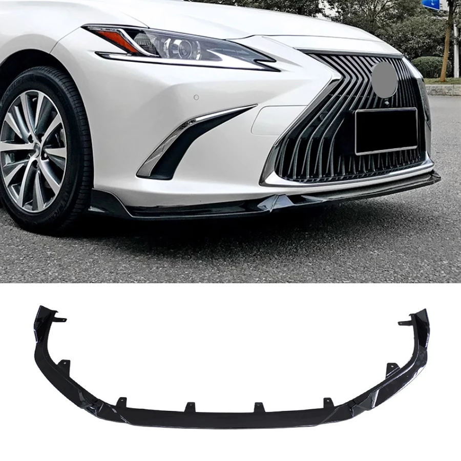 

Car Front Bumper Lip Diffuser Spoiler For Lexus ES 350 300h 2018 2019 2020 2021 2022 Body Kits Tuning Accessories