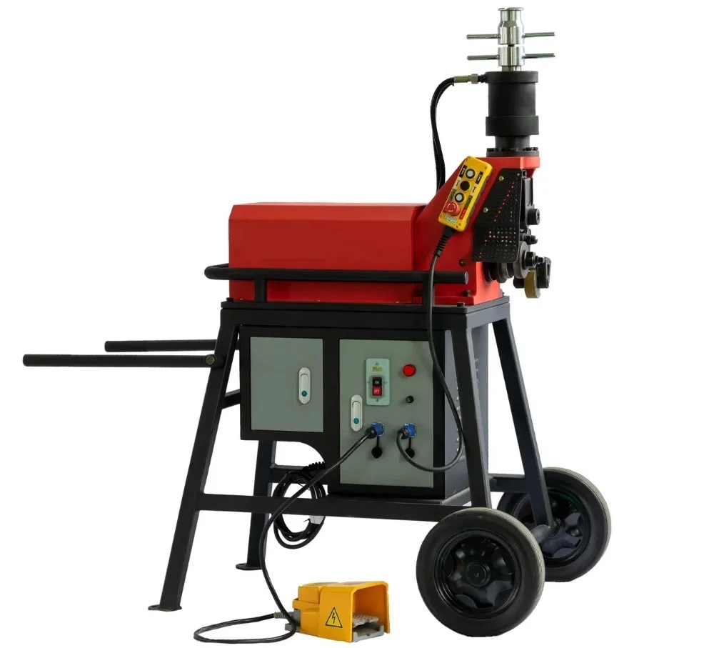 2025 New Pipe Grooving Machine 1 to 12 Inch SCH40 with Wheel Cart and Automatic Hydraulic Pump Included Type