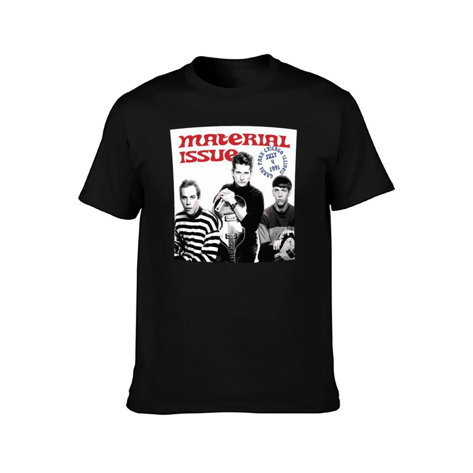 Material Issue T-Shirt Holiday All Match T-Shirt