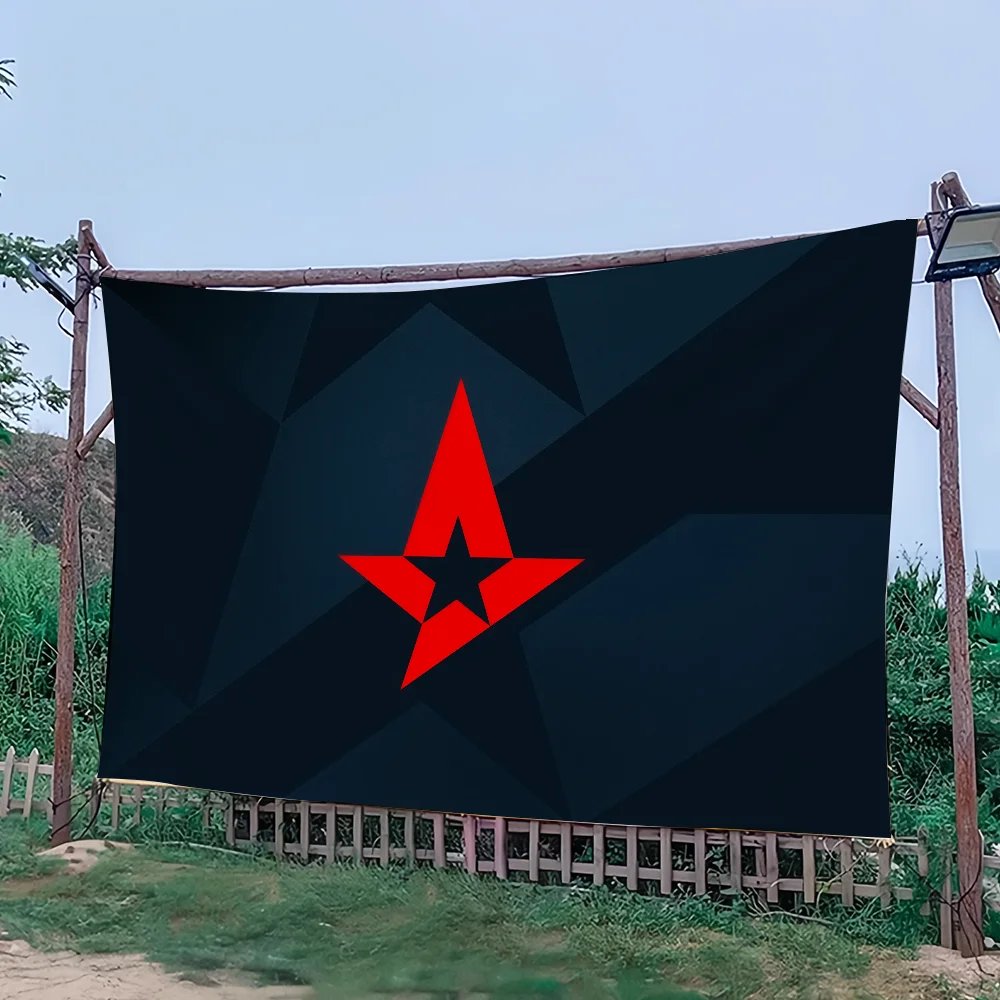 علم الفريق A-Astralis للتخييم في الهواء الطلق، نزهة، ديكور منزلي، لافتة زينة