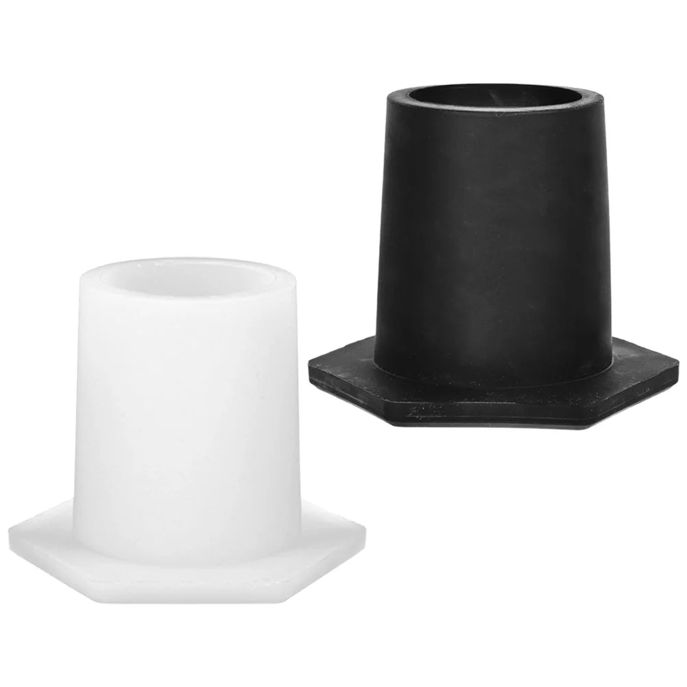 2 Pcs Granite Heavy Outdoor Umbrella Base Stablizer 800X800X650CM Silica Gel Silicone Table Plug Patio Hole