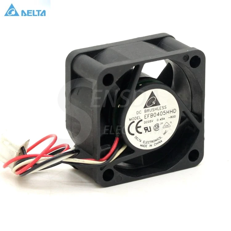 for delta EFB0405HHD 4020 40mm 4cm DC 5V 0.45A alarm signal dual ball bearing fans switch