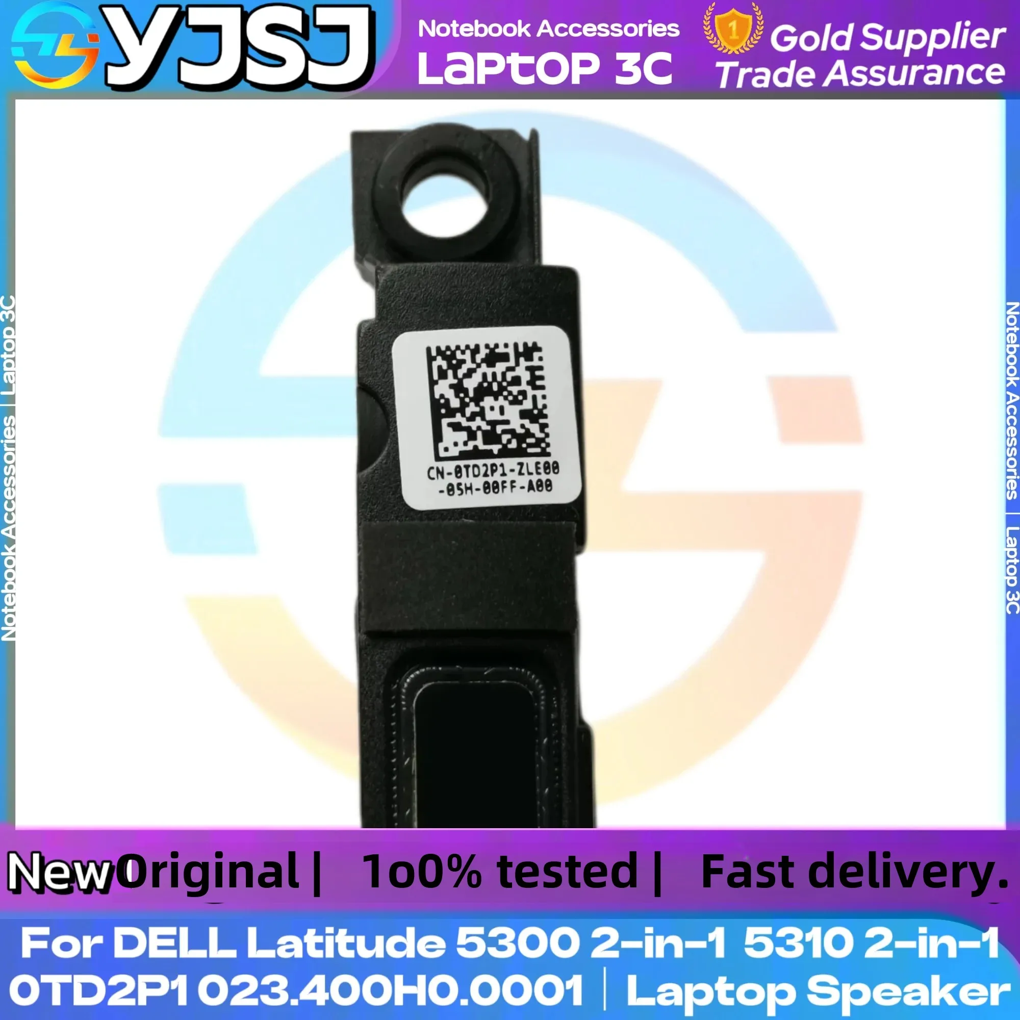 NEW GENUINE Original Laptop Speaker for DELL Latitude 5300 2in1 5310 2-in-1 built-in Speaker 0TD2P1 023.400H0.0001