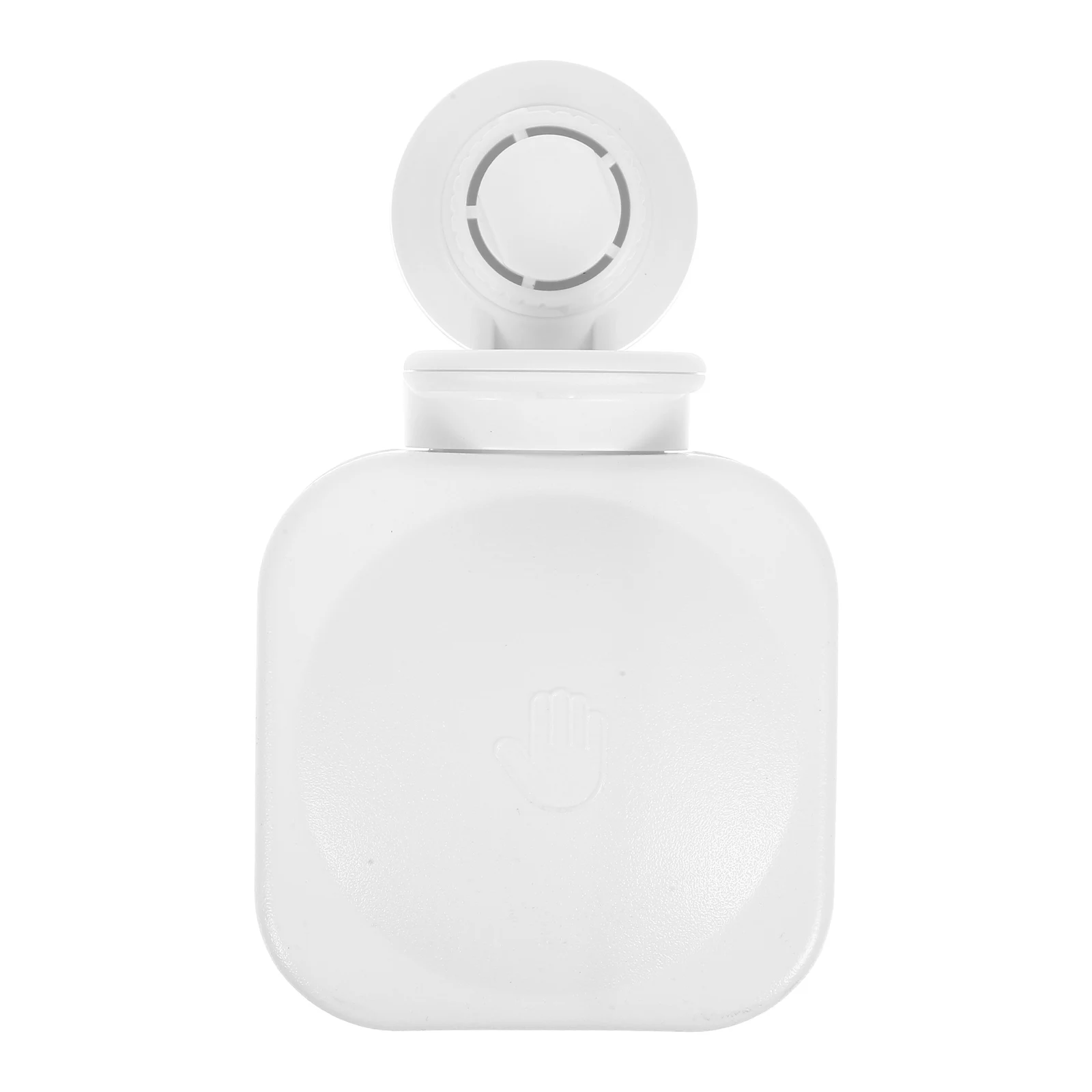 

No Drill Soap Dispenser White Wall Mounted Liquid Bottle Container For Bathroom Kitchen Shampoo Lotion Detergent Suction Cup
