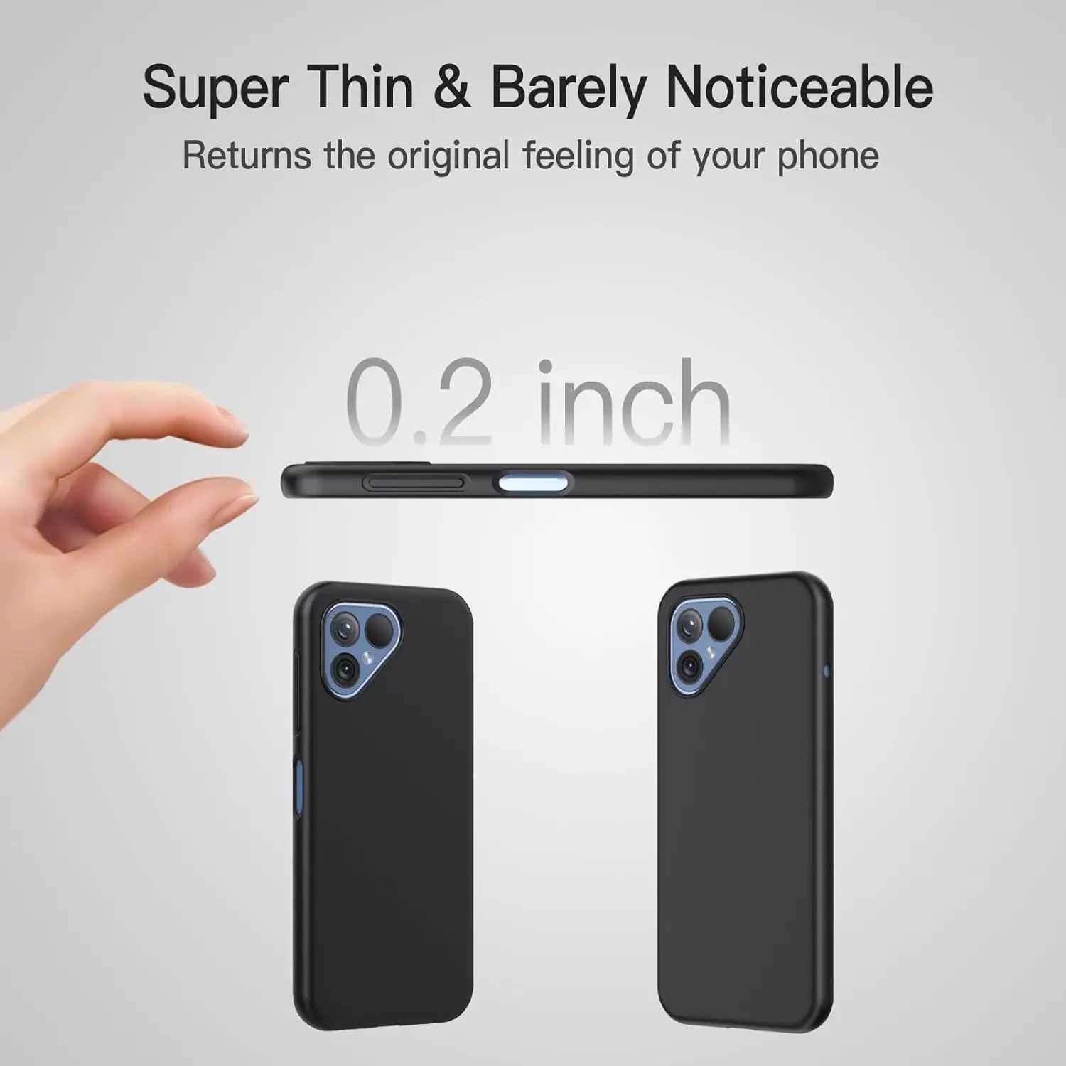 Clear Phone Case for FairPhone 5 Soft TPU Ultra-thin Back Cover Case for FairPhone 5 Clear Anti-knock Cover