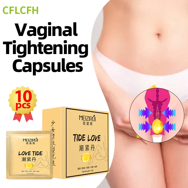 

10Pcs Women Vaginal Tightening Capsules Female Orgasm Gel Libido Enhancer Vagina Shrinking Vaginale Tighten Private Body Care