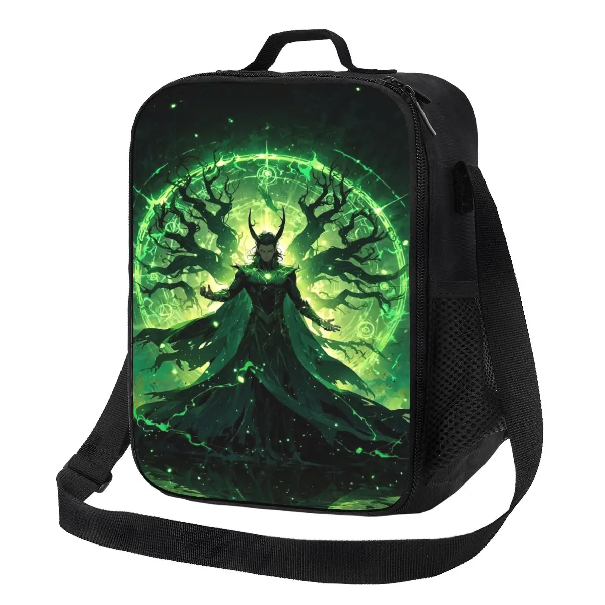 

Custom L-Loki Movie Insulated Lunch Bags for Work School Portable Thermal Cooler Lunch Box Women Men