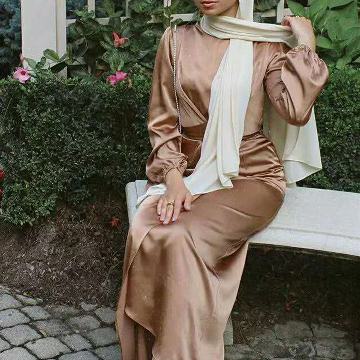 Robe longue pour femmes musulmanes, couleur unie, Eid, Abaya, Dubaï, Kaftan, Ramadan Mubarak, Islam, Hijab, Jilbab, Abayas, 2025