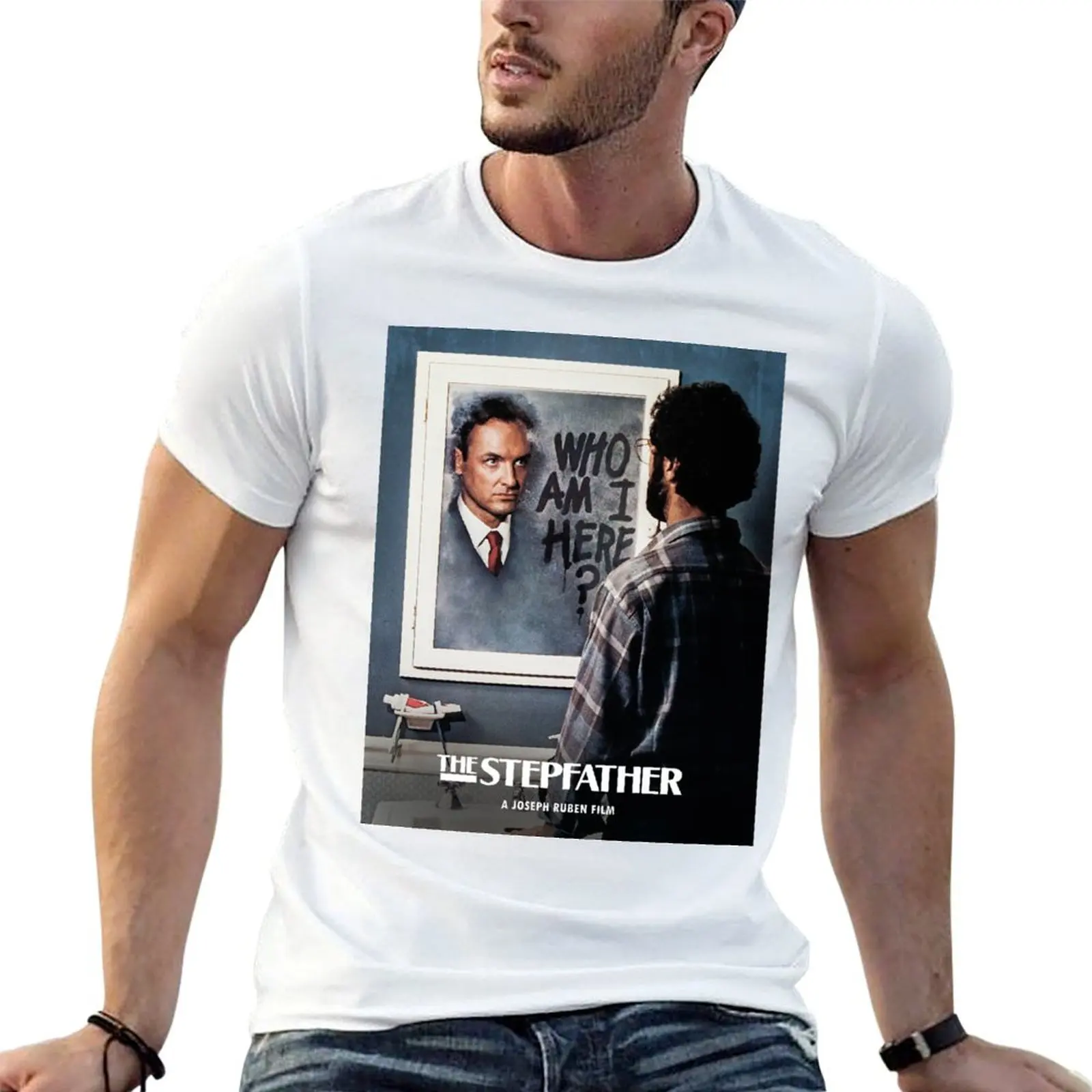 The Stepfather T-Shirt cotton t shirt man t shirts designer black cotton t-shirt plain for man package T-shirt