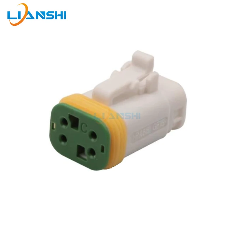 

The 4-hole rubber shell is suitable for the excavator wiring harness connector with terminal DJ7049-1.6-21