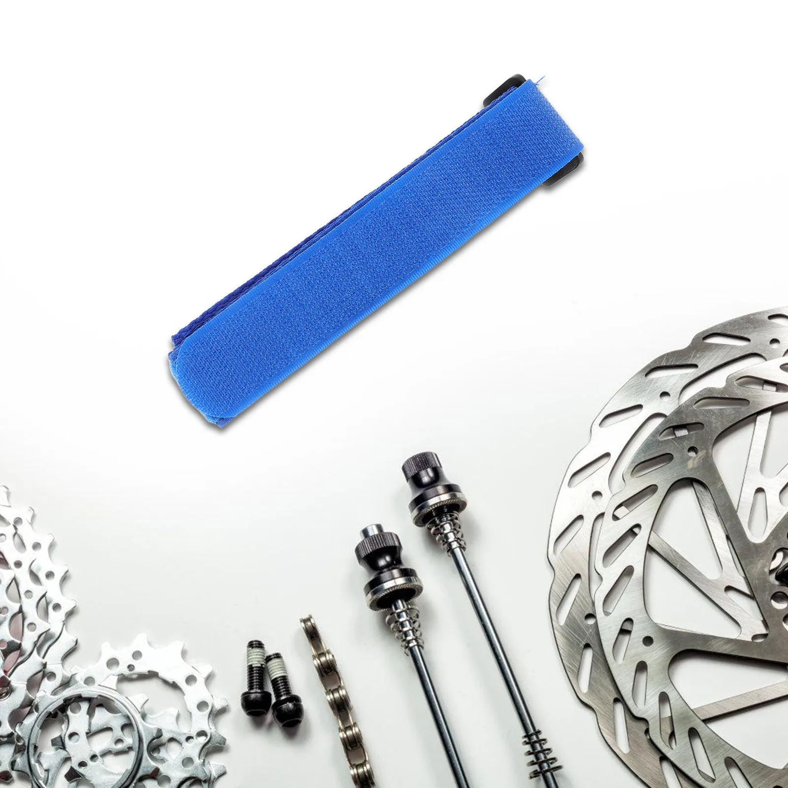 

2Pcs Bikes Wheel Stabilizer Straps Quick Fasten Hook Loop Anti Slip Strap for Bike Transport Storage Cycling Rack Mounting Wheel