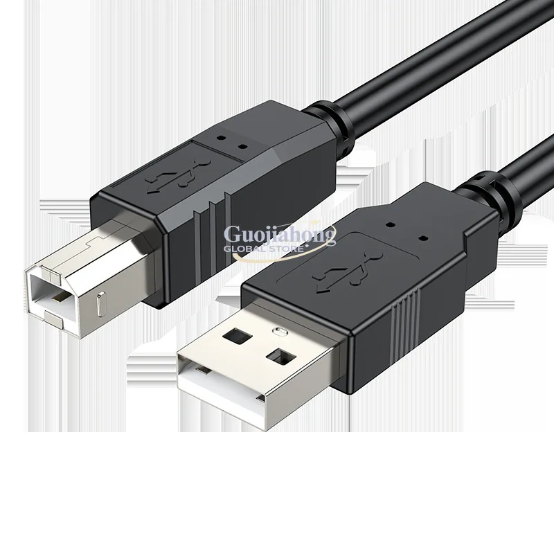 eKL USB2.0 print cable USB square port print cable with signal amplifier universal printer cable 15M