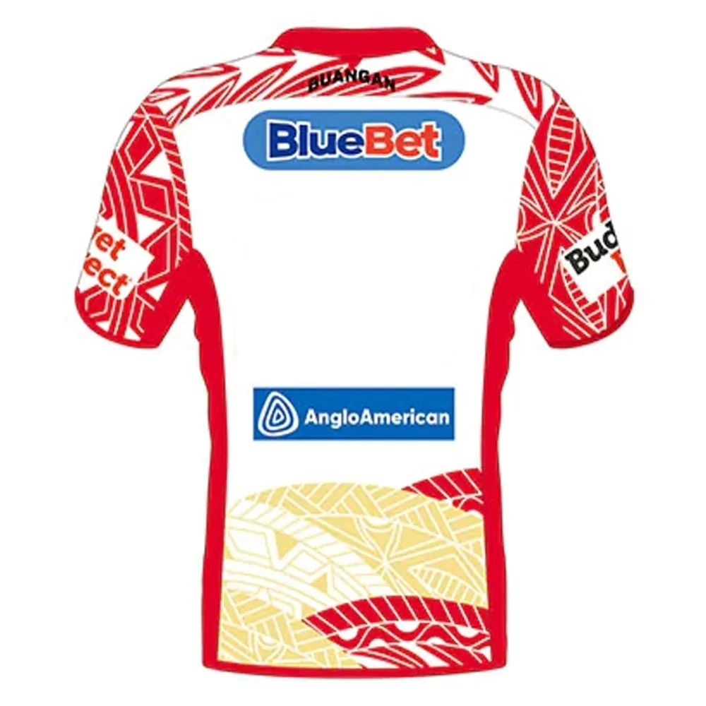 2024 Dolfijnen Heren Inheemse Rugbytrui 2024/25 Dolfijnen Thuis Anzac Erfgoed Jersey Maat S--5XL