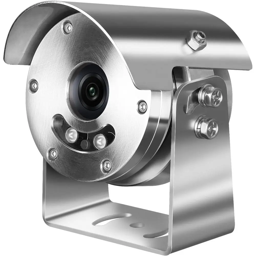 

5-мегапиксельная взрывозащищенная камера POE, нержавеющая сталь 304, уличная камера видеонаблюдения UltraHD, объектив 3,6 мм, 85 ° Угол обзора, 98-кратное ИК-ночное видение