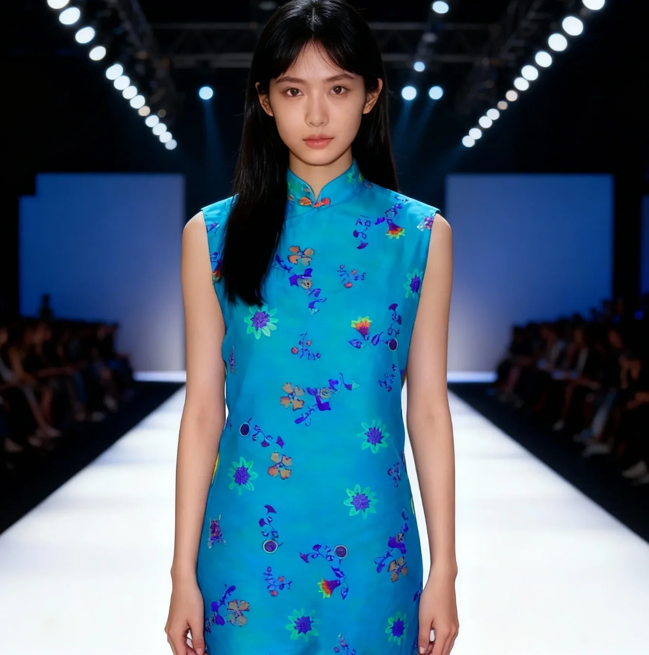 

Natural Ramie Fabric 1 Yard Length, Vintage Floral Digital Print Art for DIY Skirt, Dress, Blouse, Bag and Craft 2026