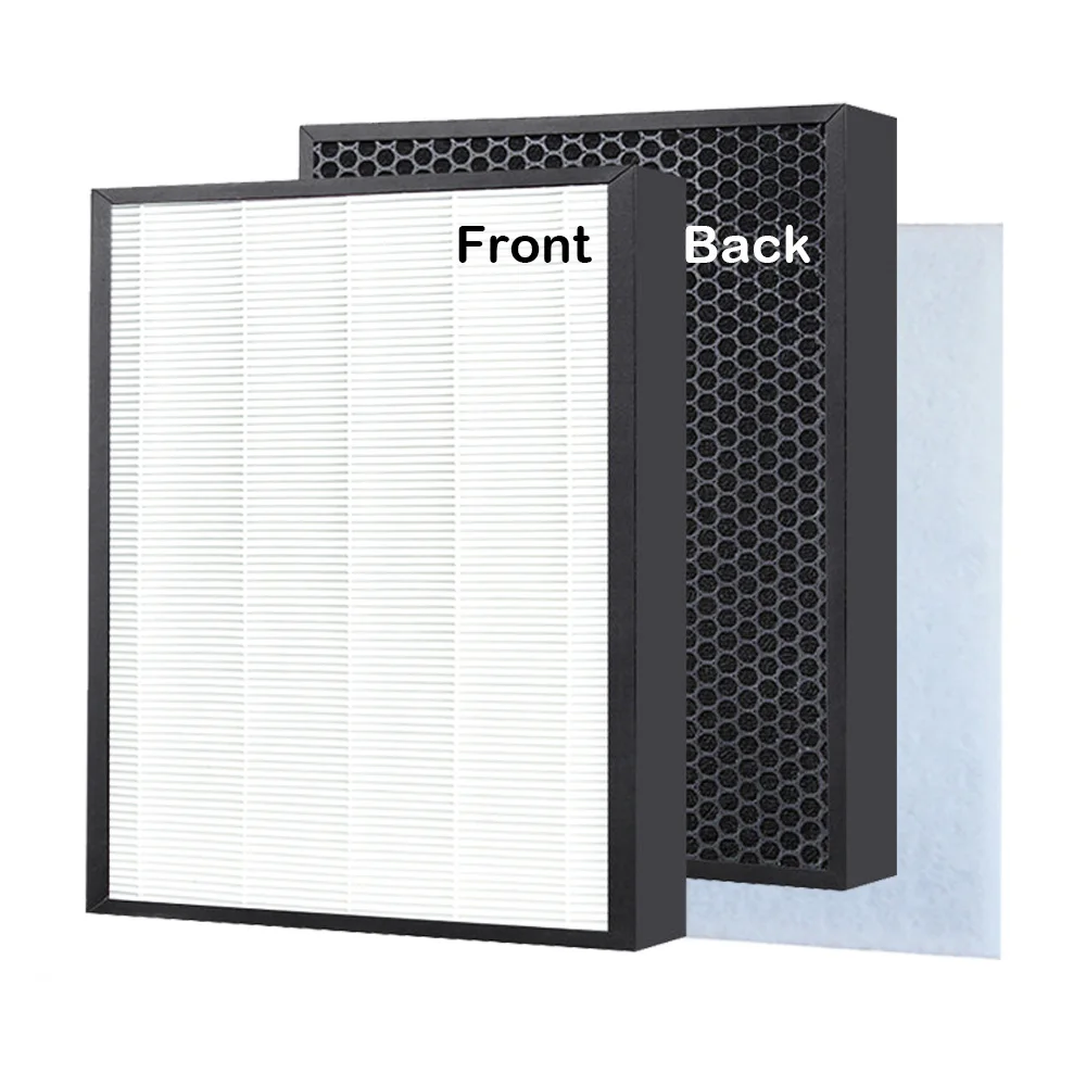 FZ-F30HFU Replacement 2 in 1 True HEPA Activated Carbon Filter for Model FP-F30U FP-F30UH Sharp Air Purifier FZF30HFU FPF30UH