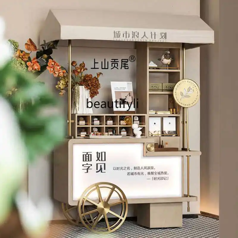 

Киоск для мороженого, закусок, мобильная тележка для продажи, еда, уличная живописная зона, коммерческая уличная витрина