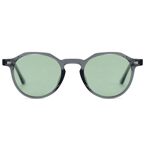 Imagen 2 del producto Peekaboo TR90 gafas de sol de moda uv400 gafas de sol polarizadas verdes y marrones para hombres y mujeres estilo de verano unisex de acetato
