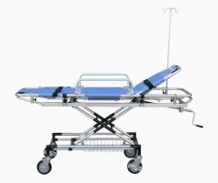 Folding stretcher Separable head Lift Aluminum alloy rescue bed Emergency cart Stretcher cart Hospital cart