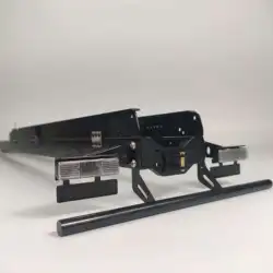 Metal Aluminum Alloy Double Layer Lengthen Metal Chassis Beam 8X8 60cm for 1/14 Tamiya RC Truck Tractor DIY