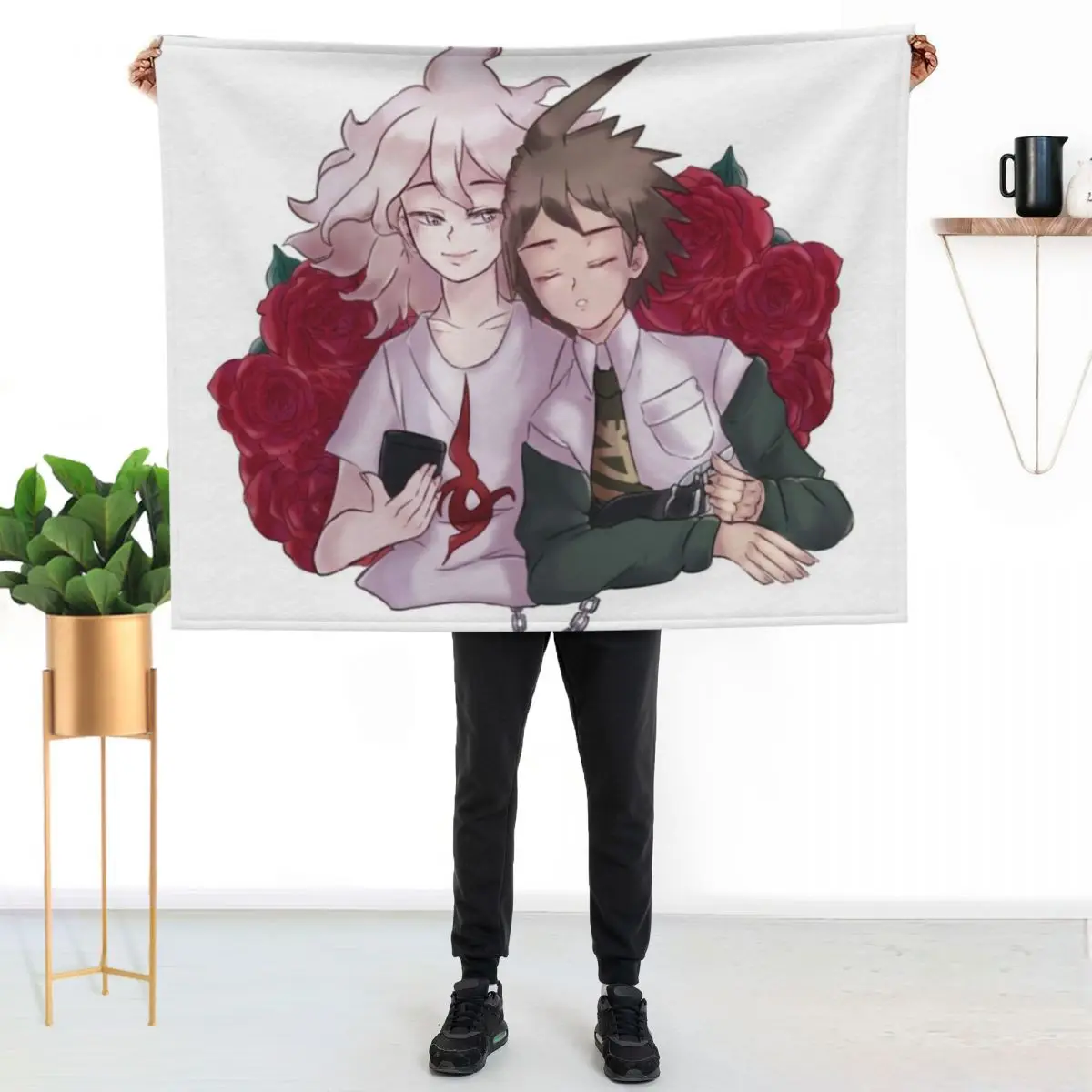 

KomaHina Danganronpa 2: Goodbye Despair Throw Blanket Wrinkle Resistant Lightweight Blanket