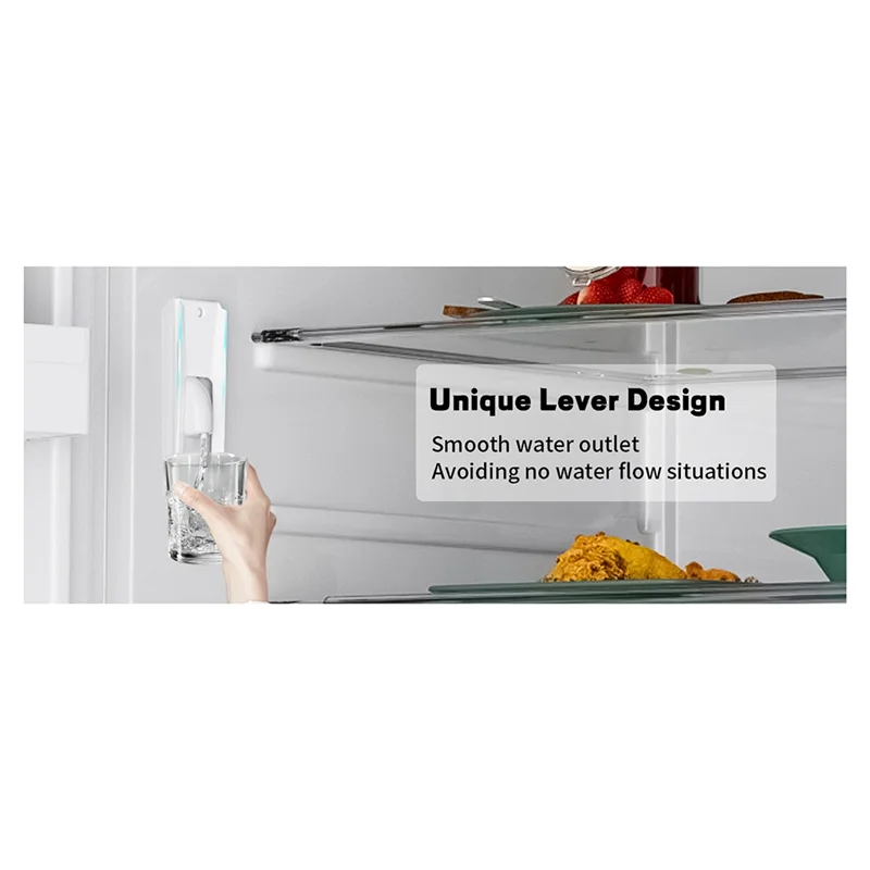 

A68M-Внутренние диспенсеры для воды в холодильнике, [портативная работа одной рукой] Сменный рычаг для дозирования воды для рук