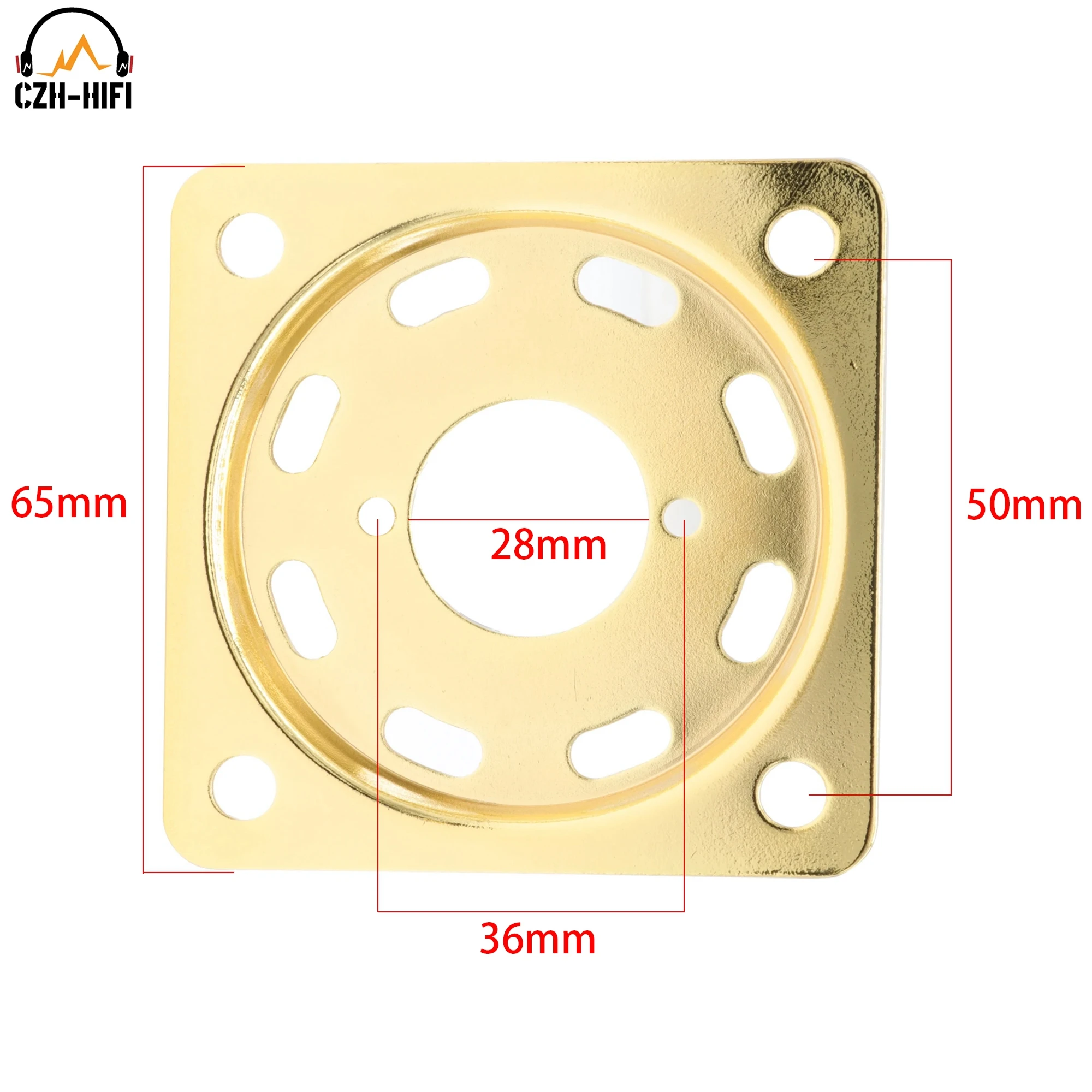 1pc Metall Eisen Platte Shock Proof Bord Vakuum Rohr Buchse Montage Platte Für 2A3 300B KT88 EL34 12AX7 Vintage audio Verstärker – Detail 3