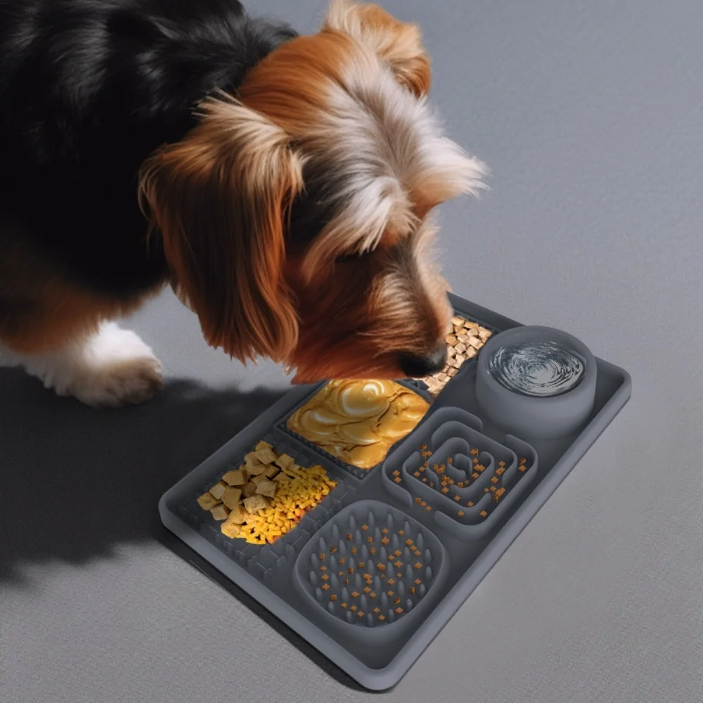 1個入りペット用犬猫舐めパッド、舐めパッド、窒息防止スローフ - Slow Feeder Dog Bowl のレビューと価格